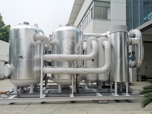 Desain kompak Generator Oksigen 30Nm3 / Hr PSA Untuk Pembuatan O2 Kemurnian 93%