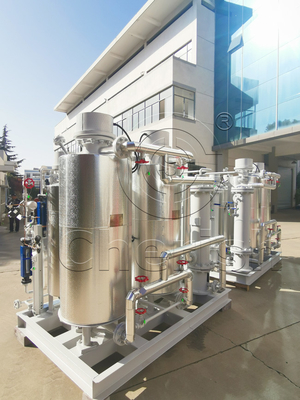 Sistem pemurnian nitrogen produksi gas baja dengan fungsi alarm otomatis