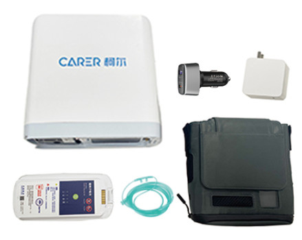 Aliran Pulsa 1 - 5 Gear PSA Oxygen Concentrator Jenis Ransel Portabel Bergerak