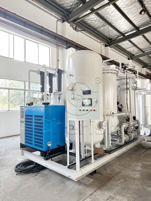 100 Nm3/Hr aliran PSA Generator nitrogen dengan cepat start-up dan shutdown