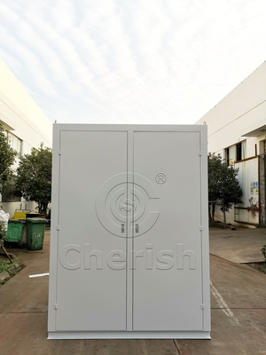 Industri Farmasi Peralatan Generator Nitrogen PSA 200Nm3 / Jam Struktur Padat